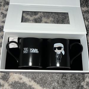 KARL LAGERFELD THE MET COFFEE MUG SET